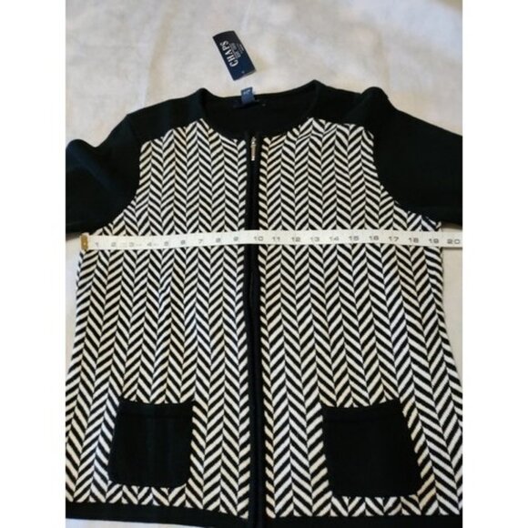 CHAPS Cardigan Sweater Sz PXL Petite XL Full Zip NWT - Picture 8 of 10